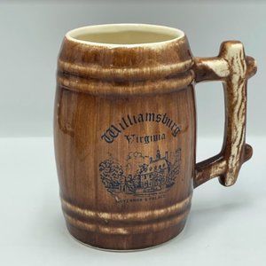 Williamsburg Virginia Stein Vintage Home Décor Mug Kitchen Dining Collectible